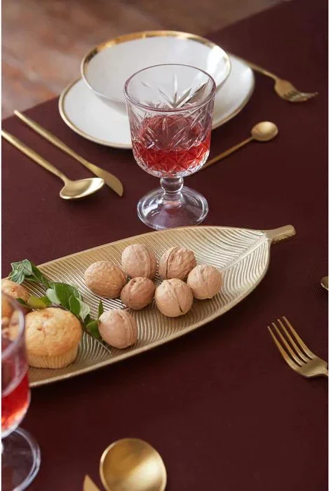 Скатерть "Этель" Cozy 150*180 +/-3см, цв.шоколад, пл. 192 г/м2, хл с ВГМО