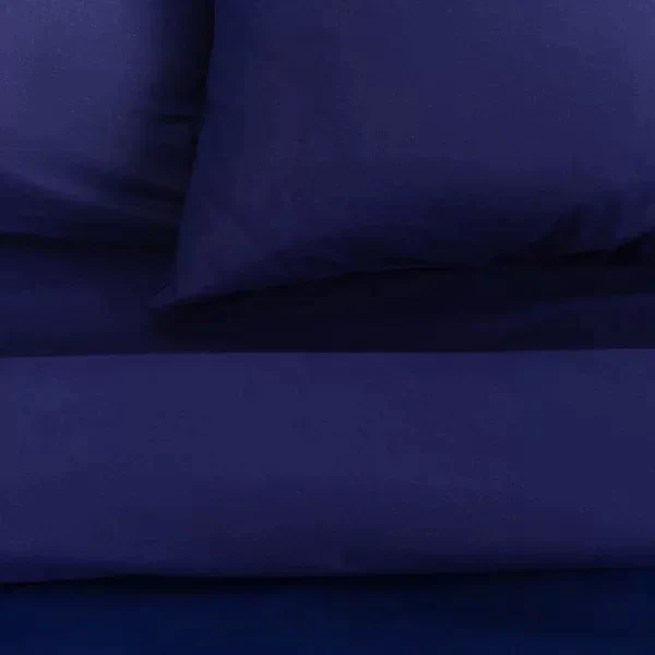 Постельное белье евро «Синяя пыль» 200×217, 240х220, 70×70-2 шт