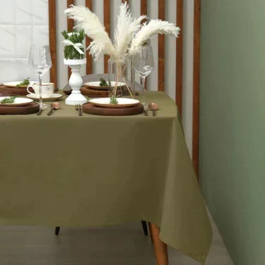 Скатерть Этель Kitchen 150х250 см, цвет зелёный, 100% хл, саржа 220 г/м2