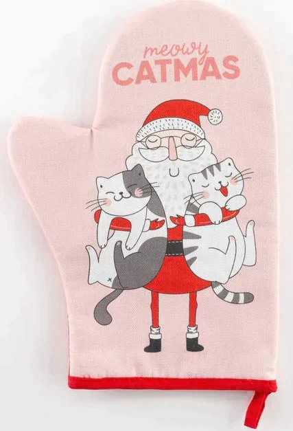 Варежка-прихватка "Catmas" 20х28см, саржа, 100% х/л, ватин 250г/м2