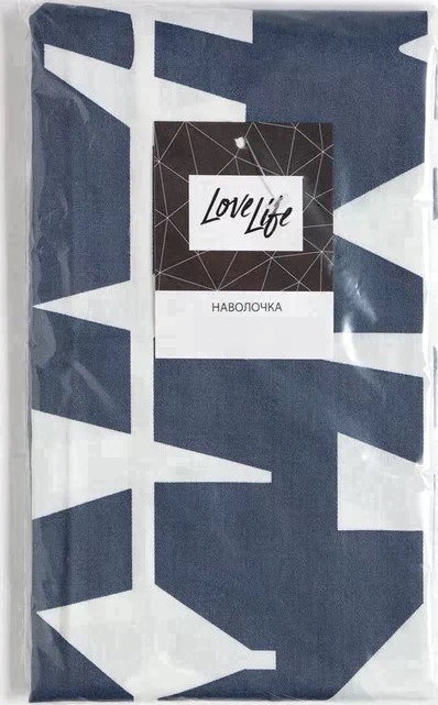 Наволочка LoveLife 70*70см, "Organic", 100% хлопок, сатин, 125г/м²