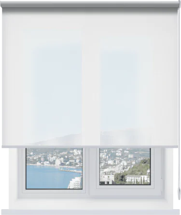 Рулонная штора Респект DM 01 белый