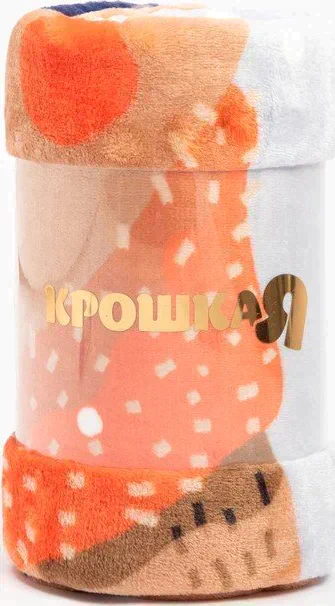 Плед Крошка Я "Олененок" 100*140 см, велсофт, 100% пэ