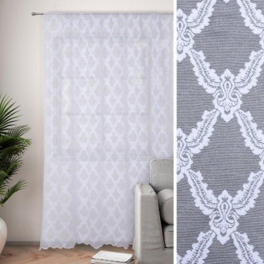 Тюль "Этель" Венеция, 250х250 см с фестоном, 80 г/м²,100% п/э