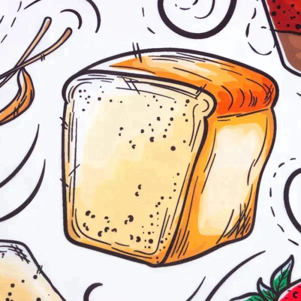 Фартук Этель "Fresh bread", 70*68 см, 100% п/э