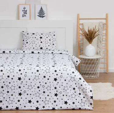 Постельное бельё LoveLife 1.5 сп «Звезды» (вид 3) 147х210, 150х215, 50х70-1 шт, 100% хлопок, бязь 120г/м2
