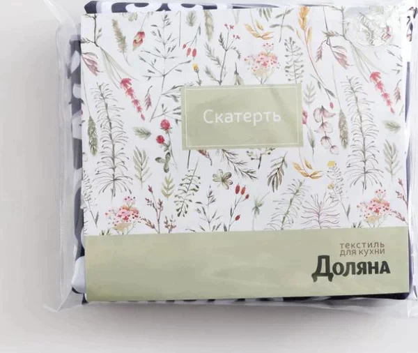 Скатерть Доляна Vintage patterns 150*300 +/- 2 см, 100% п/э