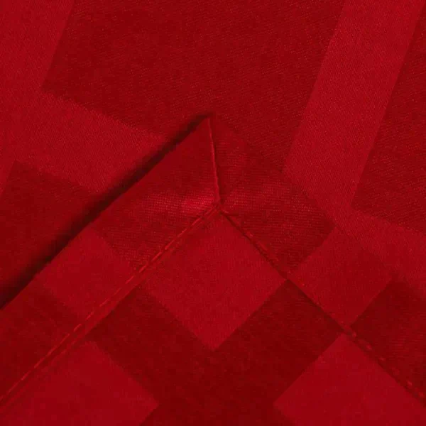 Скатерть "Этель" Geometry 150*300 +/-3см, цв.бордовый, пл. 192 г/м2, хл с ВГМО
