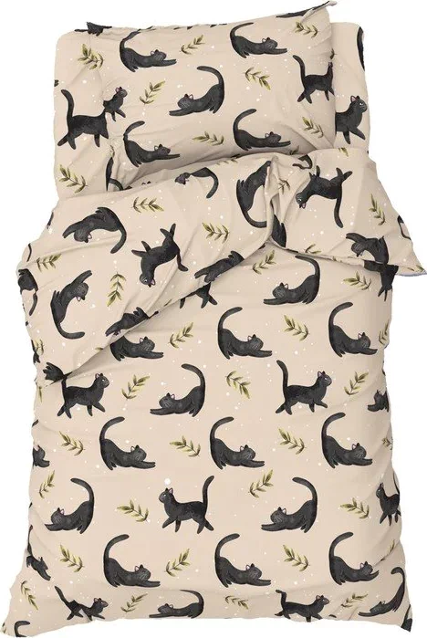 Постельное бельё Этель 1,5 сп "Little cat", 143х215 см, 150х214 см, 50х70 см -1 шт, 100% хлопок, бязь