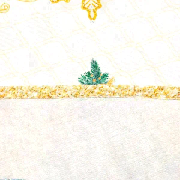 Скатерть "Этель" Golden Christmas  d=150 +/- 3см с ГМВО, 100%хл, саржа 190 гр/м2