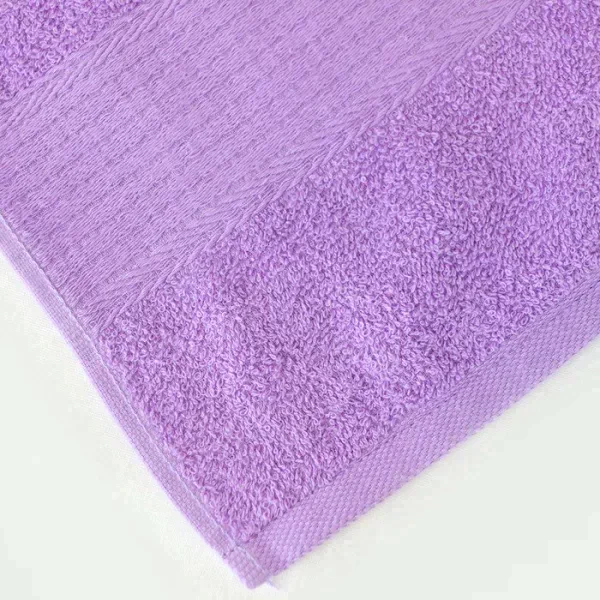 Полотенце махровое гладкокрашеное Турон Текс 35х60см, лиловый, 325г/м, хл 100%