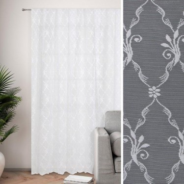 Тюль "Этель" Италия, 250х250 см с фестоном, 62 г/м²,100% п/э