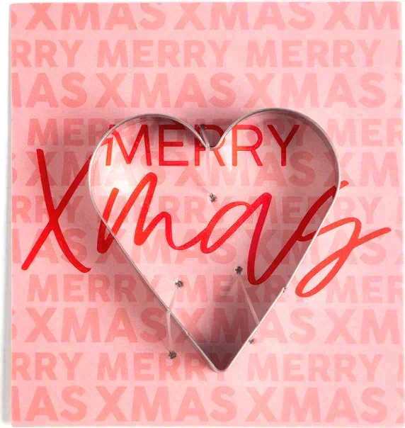 Новогодний подарочный набор кухонный Merry Xmas подставка, полотенце, формочка