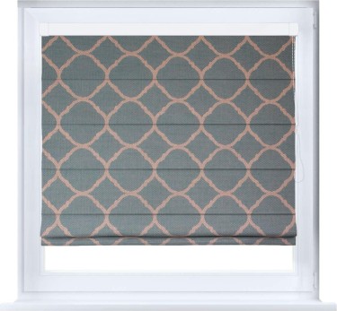 Римская штора «Кортин» кассетная, ткань «Старая Франция» back