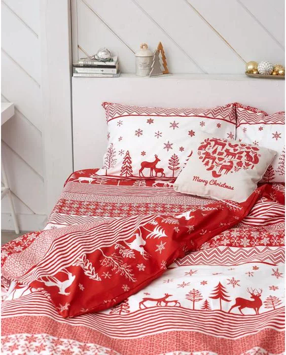 Постельное белье LoveLife дуэт Reindeer 143*215см-2шт,240*225см,50*70см-2шт