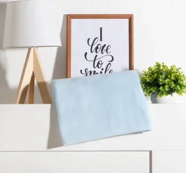 Плед "Экономь и Я" Нежно-голубой 150*130 см, пл.160 г/м2, 100% п/э