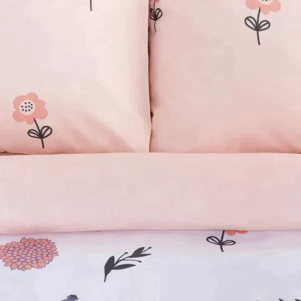 Постельное белье "Этель" евро Flower garden 200 *217 см, 220*240 см, 70*70 см -2 шт
