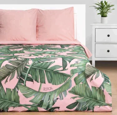 Постельное бельё Этель евро Tropical 200х215 см, 220х240 см, 70х70 см - 2 шт