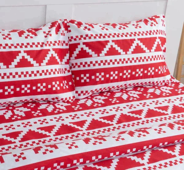 Постельное белье LoveLife дуэт "Christmas ornament" 143*215см-2шт,240*225см,50*70см-2шт