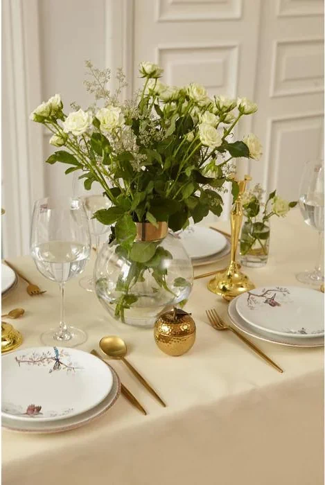 Скатерть Этель Cozy 150*250 +/-3см, цв.молочный, пл. 192 г/м2, хл с ВГМО