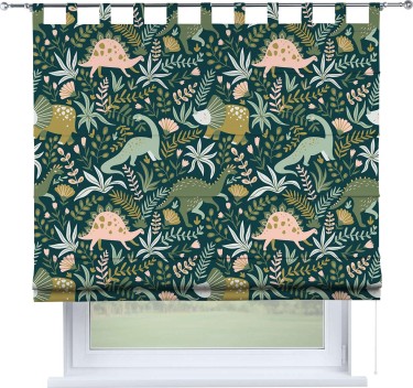 Римская штора «Кортин» на петлях «Удивительный дино»