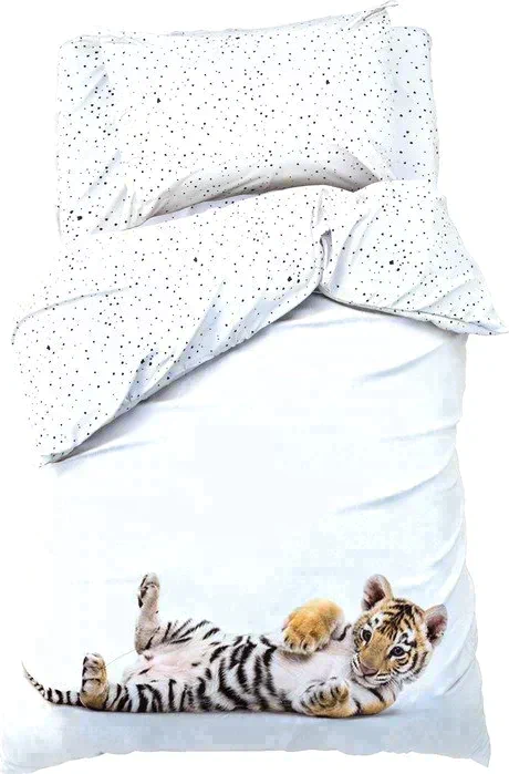Постельное бельё Этель 1,5 сп "Little tiger" 143х215 см, 150х214 см, 50х70 см -1 шт, 100% хл, бязь