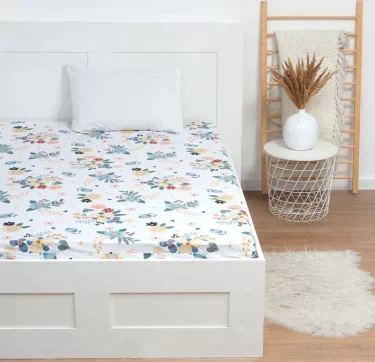 Простыня на резинке LoveLife 160х200х25см, 100% хлопок, сатин, 125г/м²