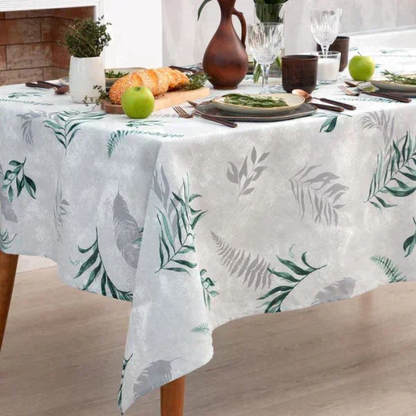 Скатерть "Доляна" Tropics 144х250см, 100% хлопок, 164 г/м2