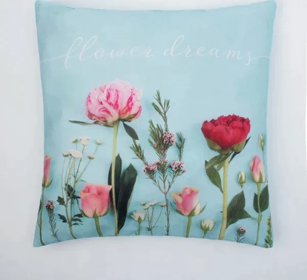Постельное бельё "Этель" 1.5 сп Flowers dream 143х215 см,150х214 см, 50х70+3 - 2 шт