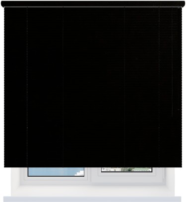 Деревянные жалюзи 25 мм. черный