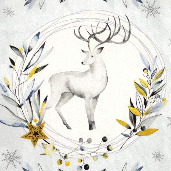 Новогоднее полотенце "Этель" Snow animals 40х73 см, 100% хл, саржа 190 гр/м2
