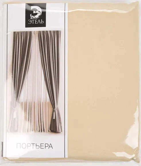 Штора портьерная «Этель» 130×300 см, двусторонний блэкаут