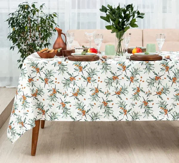 Скатерть "Этель" Berry garden 149х220 см, 100% хл, репс 210 г/м2