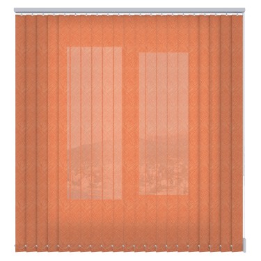 Вертикальные жалюзи Мистерия 95 оранжевый