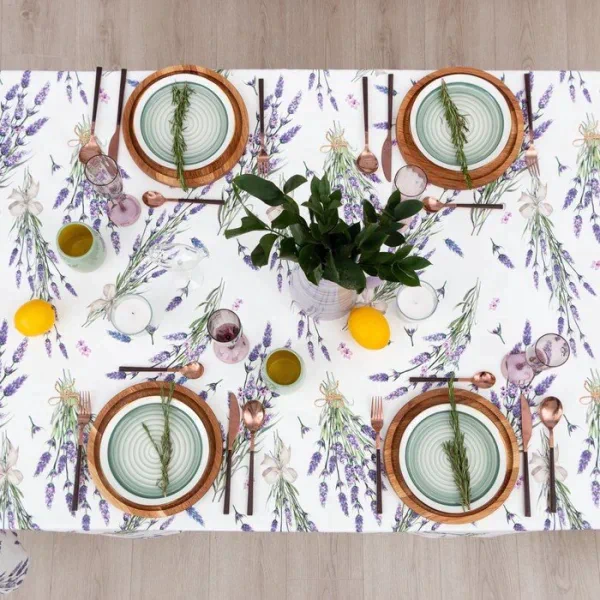 Скатерть "Этель" Lavender 149х180 см, 100% хл, саржа 190 г/м2