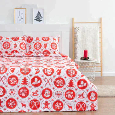Постельное белье LoveLife дуэт " New Year's gifts" 143*215см-2шт,240*225см,50*70см-2шт