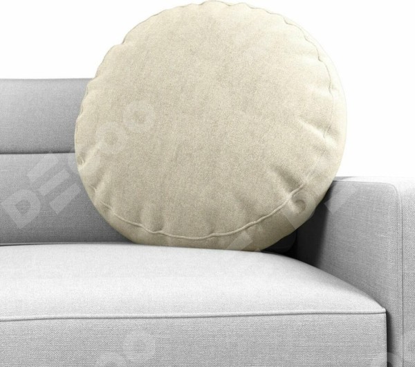 Подушка круглая Cortin стиф димаут молочный