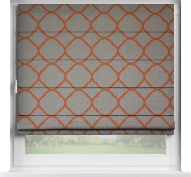 Римская штора «Кортин» на створку, ткань «Новая Франция»