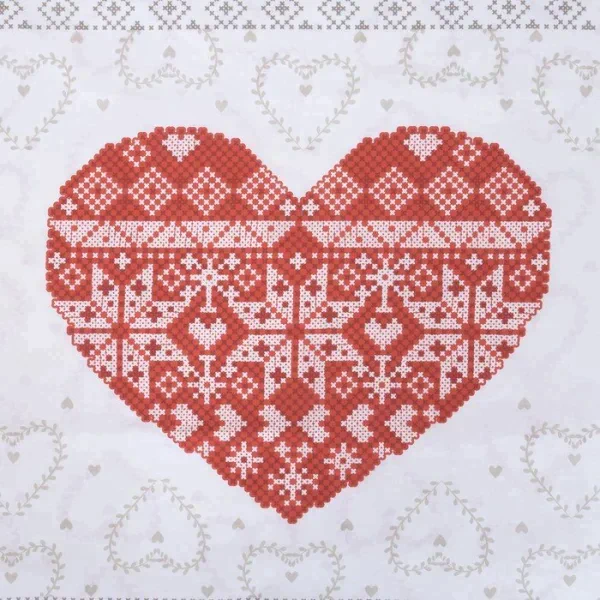 Постельное бельё "Этель" евро Heart 200*217 см, 220*240 см, 70*70 см -2 шт, 100% хл, бязь