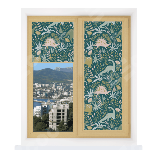 Рулонная штора Уни 2 с принтом Удивительный дино