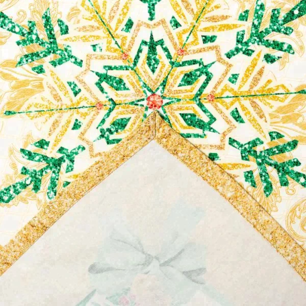 Набор столовый Этель "Golden Christmas" скатерть 150*110 +/-3см с ГМВО, салф.40х40см - 4шт,