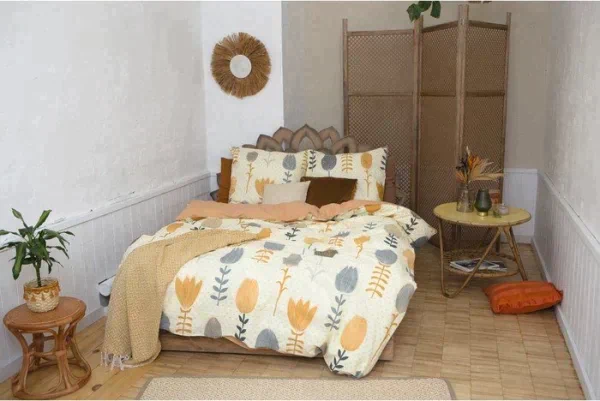 Постельное бельё «Этель» 2 сп Autumn flowers 175*215 см, 200*220 см, 70*70 см - 2 шт