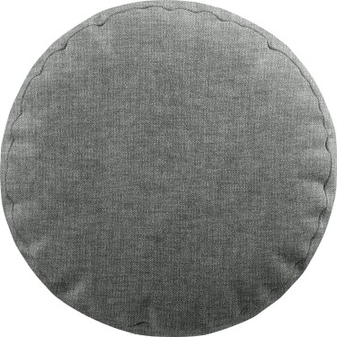 Подушка круглая Cortin рогожка тёмно-серый