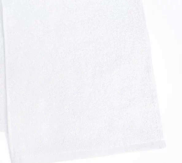 Полотенце в корзинке Экономь и Я "Елочка" 30*60 см, цв. белый, 100%хл, 320 г/м2