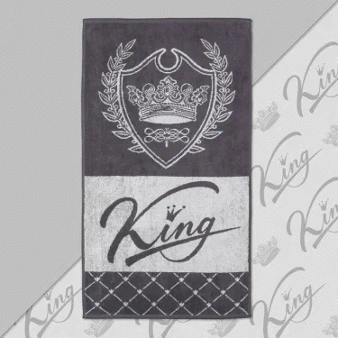 Полотенце махровое Этель "King" 50х90см, 100% хлопок, 420гр/м2