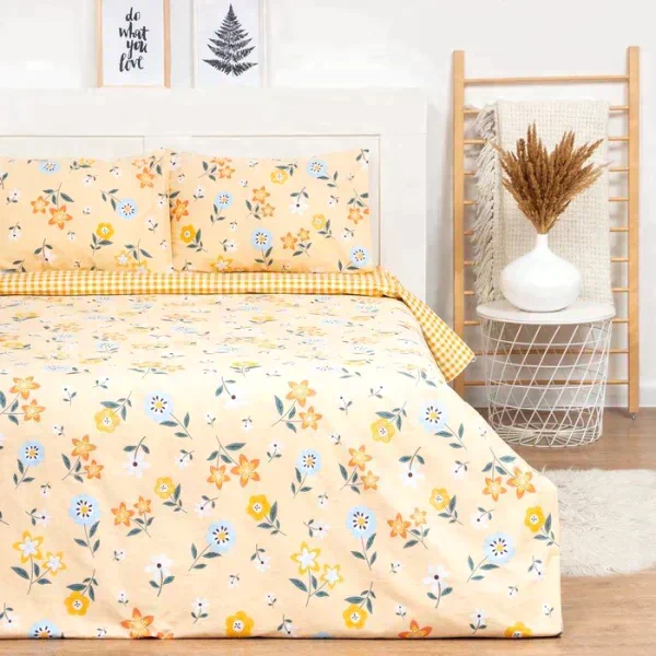 Постельное бельё LoveLife 1, 5сп Yellow mood 143х215см, 150х225см, 50х70см-2шт, 100%хлопок, сатин, 125г/м²