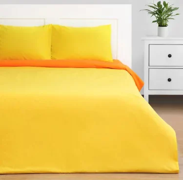 Постельное белье Этель дуэт Yellow morning 143*215-2шт, 220*240, 50*70-2 шт, поплин
