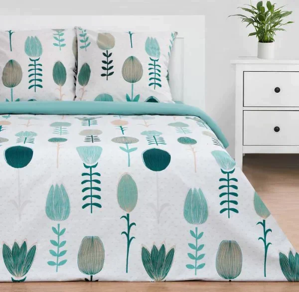 Постельное белье "Этель" 1.5 сп Summer flowers 143*215 см, 150*214 см, 70*70 см - 2 шт