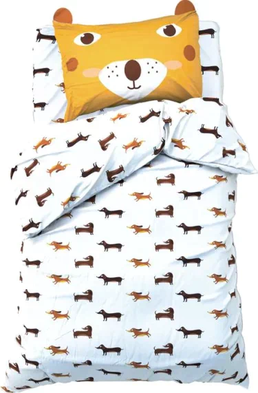 Постельное белье Этель 1,5 сп Funny dogs 143х215 см, 150х214 см, 50х70 см -1 шт