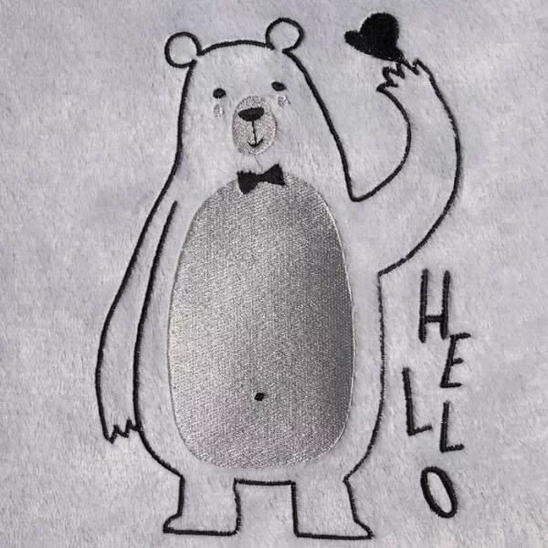 Плед Крошка Я Hello, 90х100 см, велсофт